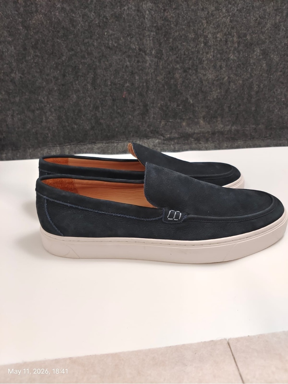 NWOB Brooks Brothers Mens Hampton Slip On Casual Navy 11